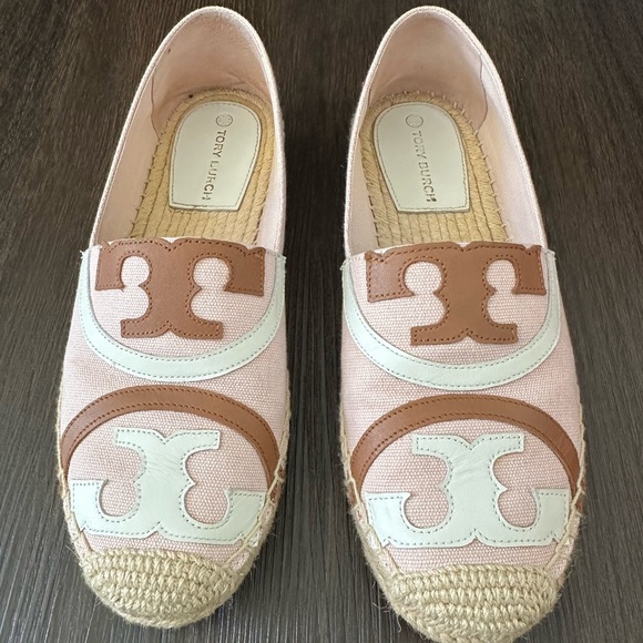 Tory Burch Pink and Brown Espadrilles - Picture 2 of 8